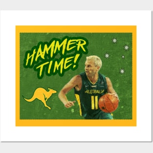 Aussie Basketball - Shane Heal - THE HAMMER Posters and Art